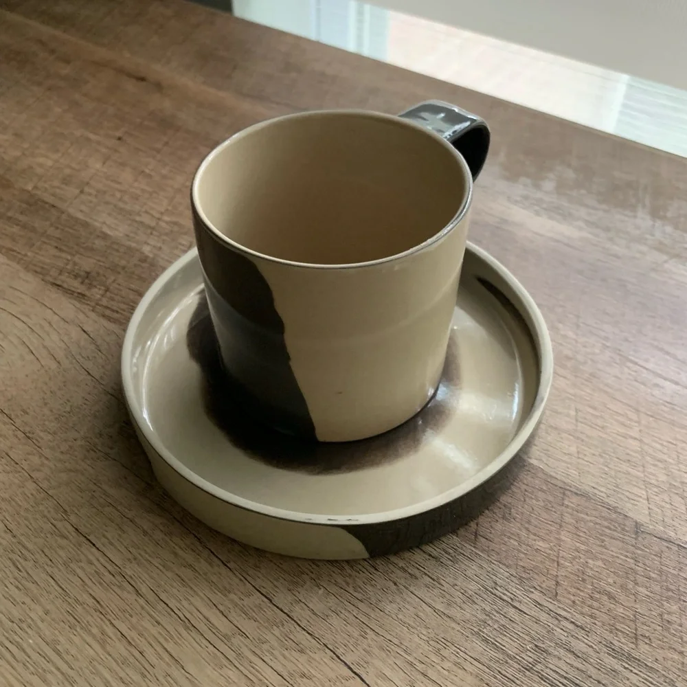 ferm living inlay cup with saucer - Picture 2 of 12